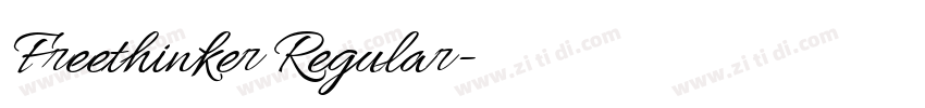 Freethinker Regular字体转换 Freethinker Regular字体转换